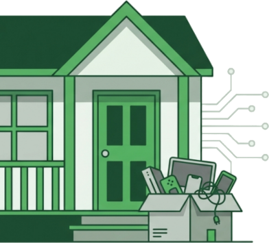 Récupération de matériel électronique à domicile